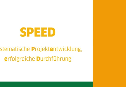 SPEED - Nutzungskonzepte